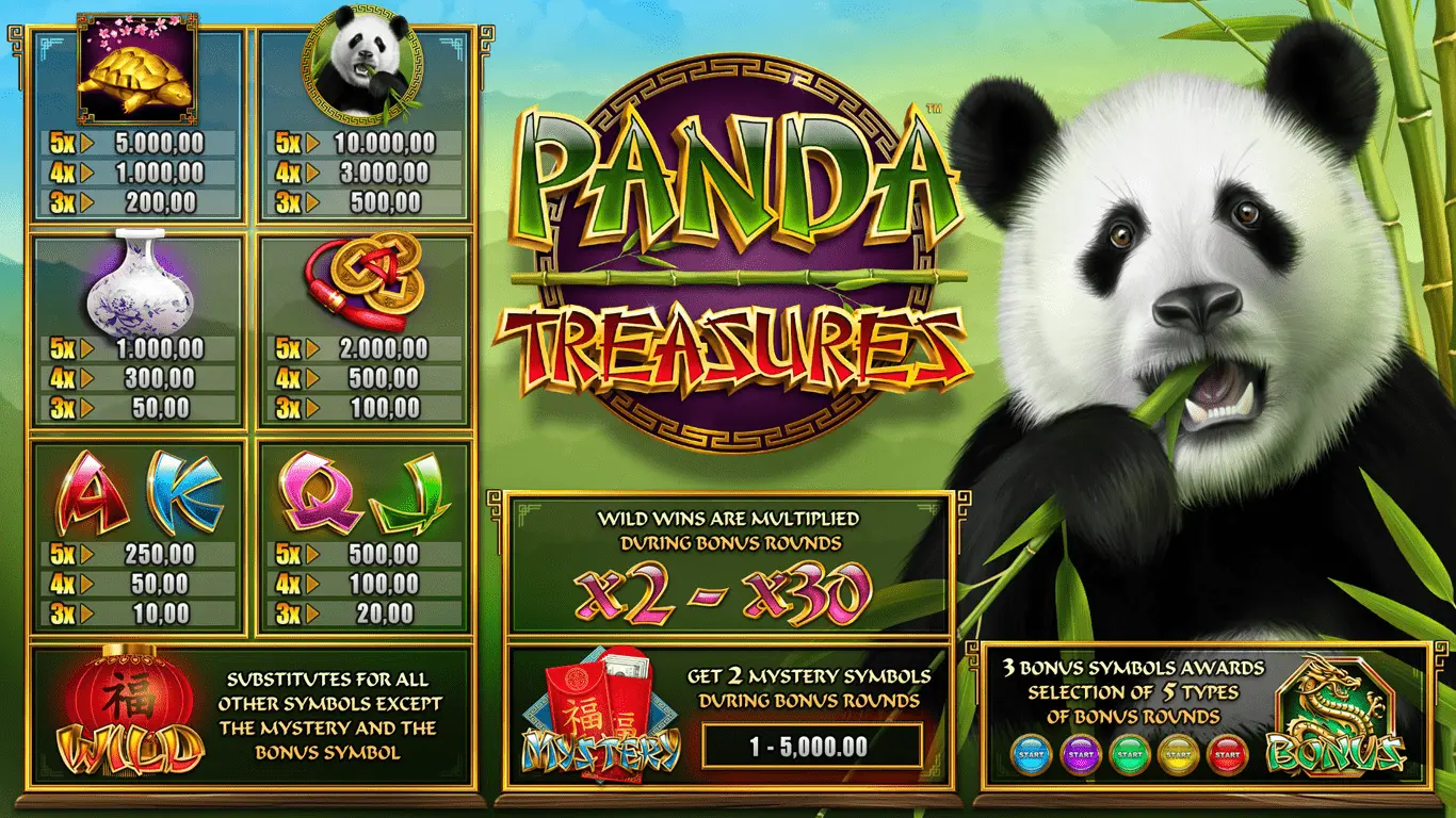 panda treasures screenshot